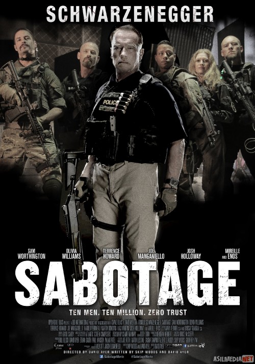 Sabotaj / Sabotage Uzbek tilida 2013 O'zbekcha tarjima kino HD