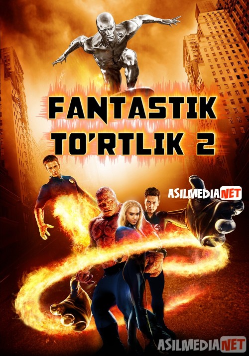 Fantastik to'rtlik 2: Kumush Surfer bosqini Uzbek tilida 2007 O'zbekcha tarjima kino HD