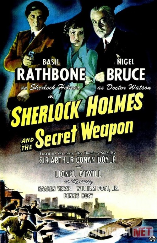 Sherlok Xolms: Maxfiy qurol Uzbek tilida 1942 O'zbekcha tarjima kino HD
