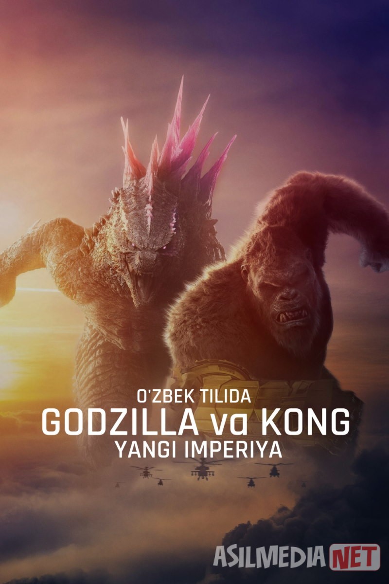 Godzilla va Kong Yangi imperiya Uzbek tilida 2024 O'zbekcha tarjima