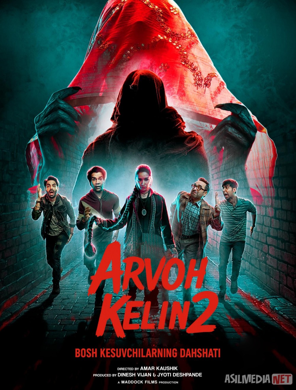 Arvoh Kelin 2: Bosh kesuvchilarning dahshati / Ayol 2 2024 Hind kino Uzbek tilida O'zbekcha tarjima kino Full HD tas-ix skachat