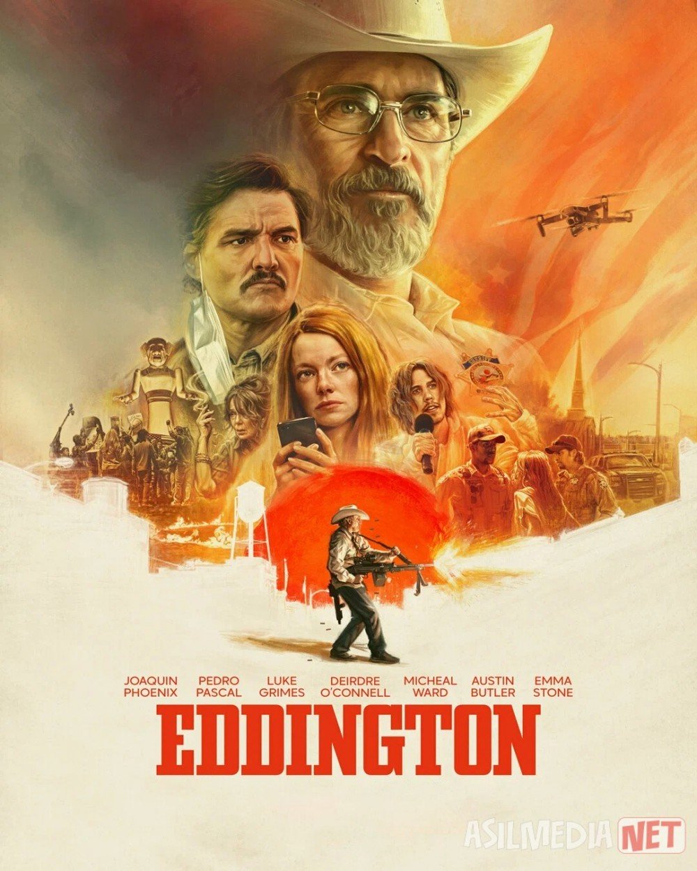 Eddington Premyera 2025 Uzbek tilida O'zbekcha tarjima kino Full HD tas-ix skachat