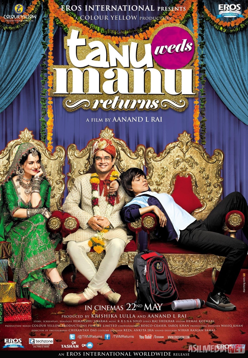 Tanu va Manuning to'yi: Qaytish / Qaysar qizning to'yi 2 Hind kino 2015 Uzbek tilida O'zbekcha tarjima kino Full HD tas-ix skachat