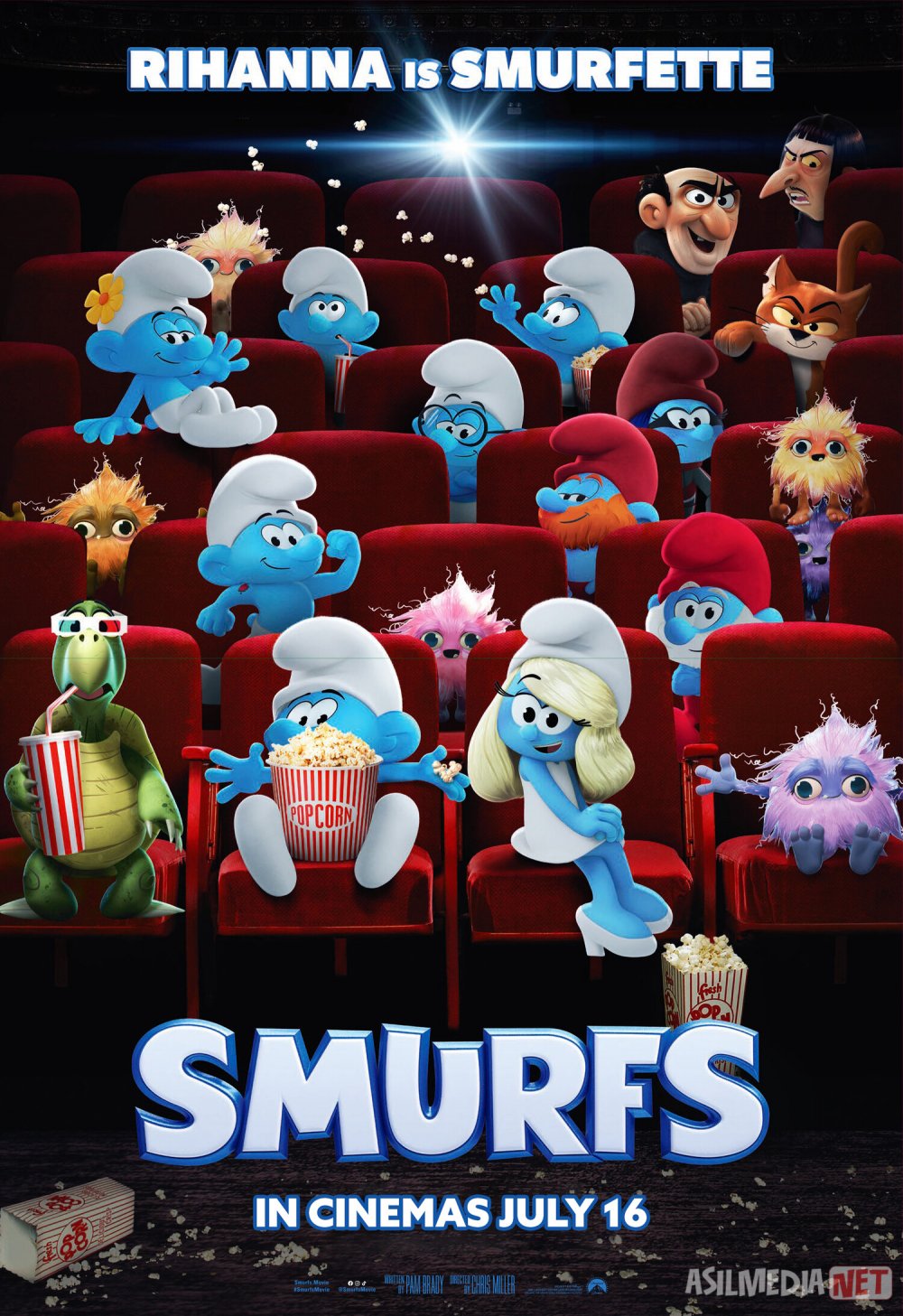 Smurflar kinoda 2025 Uzbek tilida O'zbekcha tarjima kino Full HD tas-ix skachat