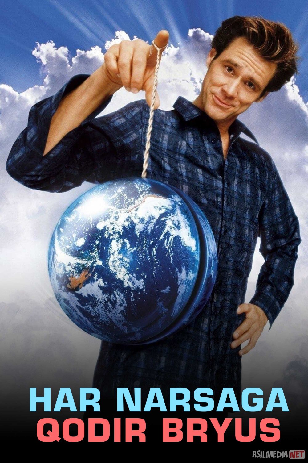 Har narsaga qodir Bryus 2003 Uzbek tilida O'zbekcha tarjima kino Full HD tas-ix skachat