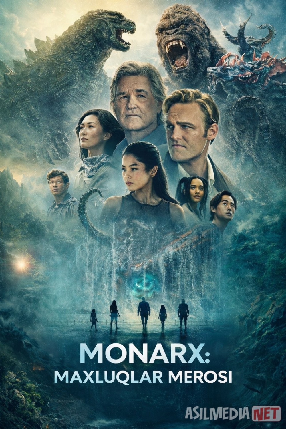 Monarx : Maxluqlar merosi Barcha qismlar Uzbek tilida 2023 2026 Godzilla King kong Titanlar O'zbekcha tarjima kino HD
