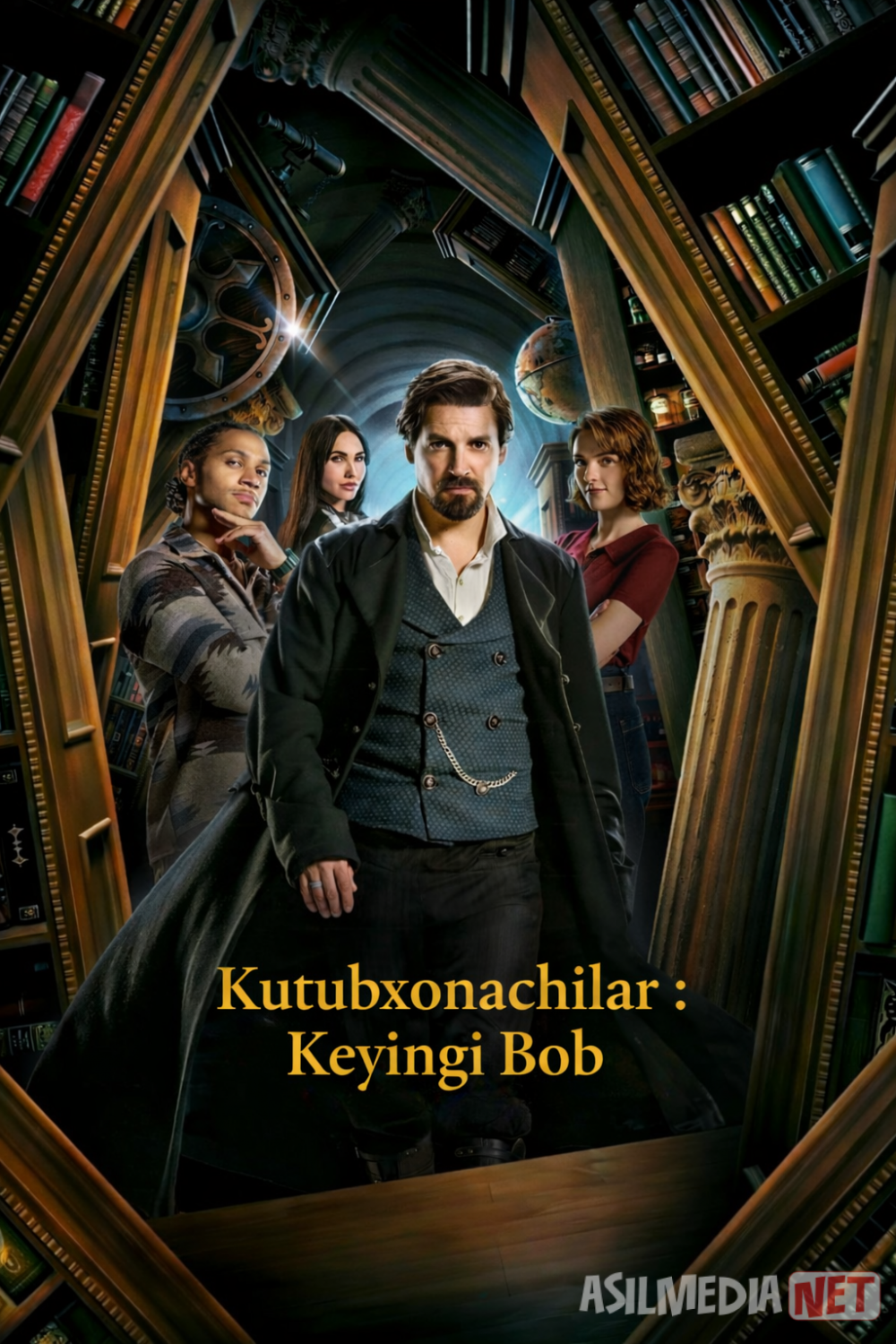 Kutubxonachilar : Keyingi Bob / Kutubxonachi: Yangi bob 2025 AQSH Serial Barcha Qismlar Uzbek tilida O'zbekcha tarjima kino Full HD tas-ix skachat