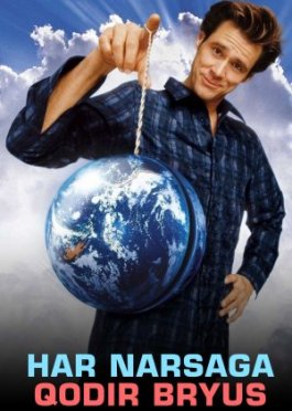 Har narsaga qodir Bryus 2003 Uzbek tilida O'zbekcha tarjima kino Full HD tas-ix skachat