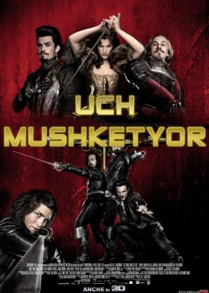 Uch mushketyor Uzbek tilida O'zbekcha tarjima kino skachat