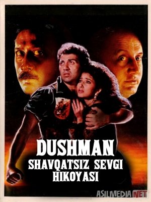 Dushman: Shafqatsiz sevgi hikoyasi / Hech narsa sevgini to‘xtata olmaydi Hind kino 1995 Uzbek tilida O'zbekcha tarjima kino Full HD tas-ix skachat