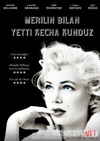 Merilin Monro bilan 7 kecha kunduz 2011 Biografik film Uzbek tilida O'zbekcha tarjima kino Full HD tas-ix skachat