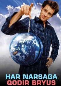 Har narsaga qodir Bryus 2003 Uzbek tilida O'zbekcha tarjima kino Full HD tas-ix skachat