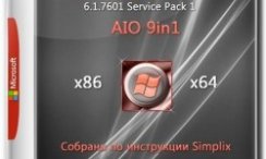 Windows 7 SP1 AIO 9in1 by g0dl1ke v.18.05.10 (x86-x64) (2018) [Rus]