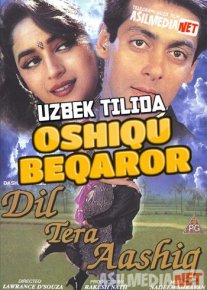 Oshiqu Beqaror O'zbek tilida 1993 Uzbekcha tarjima / Влюбленное сердце / Dil Tera Aashiq / Tas-IX skachat