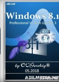 Windows 8.1 Professional VL with Update 3 by OVGorskiy 05.2018 (x86-x64) (2018) [Rus]