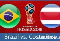 Бразилия – Коста – Рика | Чемпионат Мира 2018 | Групповой этап | 2-й тур