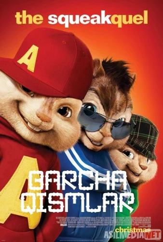 Elvin va Burunduqlar 1,2,3,4 (uzbek tilida Barcha qismlar)