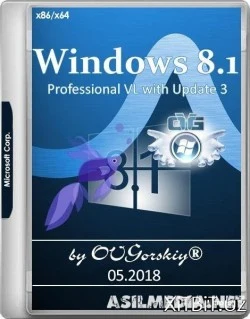 Windows 8.1 Professional VL with Update 3 by OVGorskiy 05.2018 (x86-x64) (2018) [Rus]