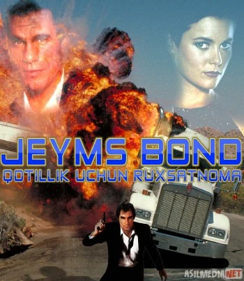 Jeyms Bond Qotillik uchun Ruxsatnoma 1989 / Agent 007 Sirli qotillik izidan Uzbek tilida HD