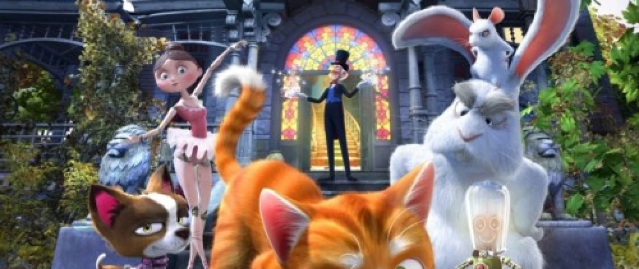 Jasur mushukcha / Mushukcha va sehrlangan uy Uzbek tilida multfilm 2013 O'zbek tarjima kino HD