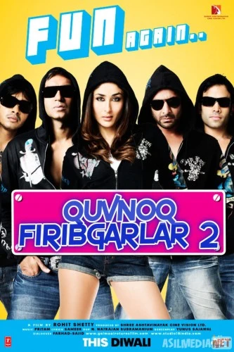 Quvnoq firibgarlar 2 Hind kino Uzbek tilida 2010 kino HD