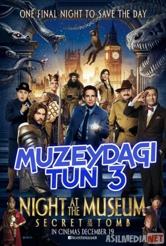 Muzeydagi tun 3 / O'tmishga sayohat 3 Uzbek tilida 2014 HD O'zbek tarjima tas-ix skachat