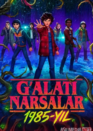 G'alati narsalar: 1985-yil Barcha qismlar AQSH seriali 2026 Uzbek tilida O'zbekcha tarjima kino Full HD Hodisalar g'aroyib ishlar 85-yil hikoyalari voqealari tas-ix skachat