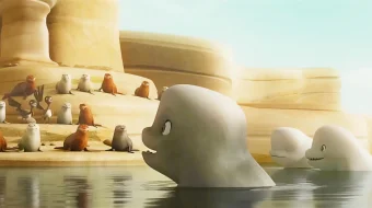 Katak-Muzlik sari yo'l Uzbek tilida multfilm 2023 O'zbek tarjima kino HD skrinshot 4