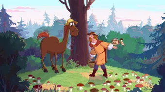 Uch bahodir va Tulpor Yuli: Taxt uchun kurash / Uch bahodir ot taxt vorisi Uzbek tilida multfilm 2021 O'zbek tarjima kino HD skrinshot 2