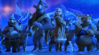 Qor malikasi 2 Multfilm Uzbek tilida 2014 O'zbekcha tarjima HD skrinshot 2