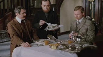 Sherlok Xolms va Doktor Vatson 6: Baskervil iti Mosfilm SSSR kinosi Uzbek tilida 1981 O'zbekcha tarjima kino HD skrinshot 1