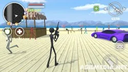 Grand Stickman Auto V v1.05 (2018). skrinshot 3