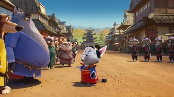 Samuray kuchuk va mushuklar shahri / G'azab panjalari: Henk afsonasi Multfilm Uzbek tilida 2022 O'zbekcha tarjima HD skrinshot 2