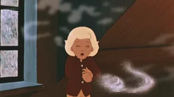 Qor malikasi (Xans Kristian Anderson ertaklari asosida) Mosfilm SSSR kinosi Uzbek tilida 1957 O'zbekcha tarjima kino HD skrinshot 4