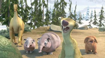 Muzlik davri 3: Dinazavrlar asri Uzbek tilida multfilm 2009 O'zbek tarjima kino HD skrinshot 2