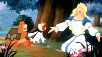 Oqqush va malika 2: Tog'dagi sirli qal'a Multfilm Uzbek tilida 1997 O'zbekcha tarjima HD skrinshot 2