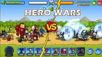 HERO WARS: Super Stickman Defense v1.0.1 (2017). skrinshot 1