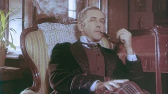 Sherlok Xolms va Doktor Vatson 6: Baskervil iti Mosfilm SSSR kinosi Uzbek tilida 1981 O'zbekcha tarjima kino HD skrinshot 2