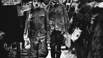 Oddiy askar Charli Chaplin Uzbek tilida 1918 O'zbekcha tarjima film Full HD skachat skrinshot 3