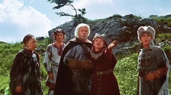 Qizil qor yoqqanda Uzbek tilida multfilm 1985 O'zbek tarjima kino HD skrinshot 1