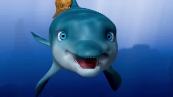 Hayolparast Delfin Uzbek tilida multfilm 2009 O'zbek tarjima kino HD skrinshot 1