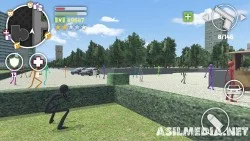 Grand Stickman Auto V v1.05 (2018). skrinshot 2