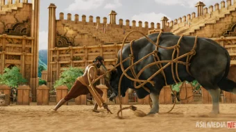Bahubali: Qahramonlik dostoni Hind kino Premyera 2025 Uzbek tilida O'zbekcha tarjima kino Baxubali - Haqiqiy afsona Full HD tas-ix skachat skrinshot 2