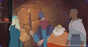 Uch jodugar / Afsungarlar shahri / Sehrgarlar mamlakati multfilm 2003 O'zbek tarjima kino HD skrinshot 3