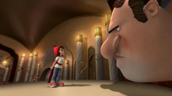 Qizil Qalpoqcha Yovuzlikka Qarshi Uzbek tilida multfilm 2011 O'zbek tarjima kino HD skrinshot 4