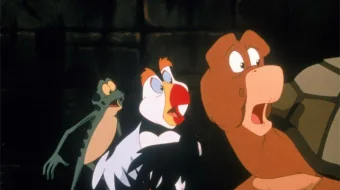 Oqqush va malika 2: Tog'dagi sirli qal'a Multfilm Uzbek tilida 1997 O'zbekcha tarjima HD skrinshot 4