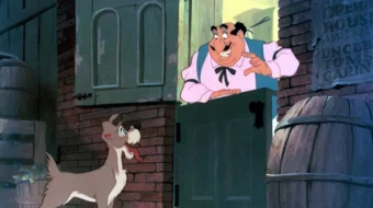 Lessi va daydi it Uzbek tilida multfilm 1955 O'zbek tarjima kino HD skrinshot 2