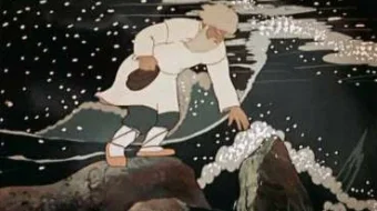 Baliqchi va oltin baliq haqida ertak Multfilm Uzbek tilida 1950 O'zbekcha tarjima HD skrinshot 1