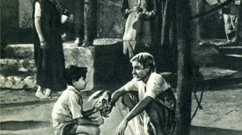 Ikki tanob yer / 2 ta katta yer Hind kinosi Uzbek tilida 1953 O'zbekcha tarjima kino HD skrinshot 2