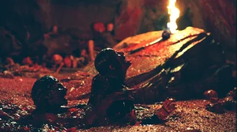 No'malum maxluqlar g'ori 1 / Vaximali zulmat / Pastga tushish 1 Ujas kino Uzbek tilida 2005 O'zbekcha tarjima kino HD skrinshot 1